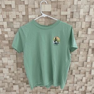 Long mint green tee